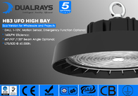 DUALRAYS HB4 Innovative Pluggable Motion Sensor LED UFO High Bay Light dengan Sudut Sinar 60 ° 90 ° 110 °