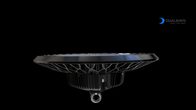 CE RoHS IP65 UFO LED High Bay Light 100W 150W 200W 240W 300W Industri Gudang Lampu LED Teluk Tinggi