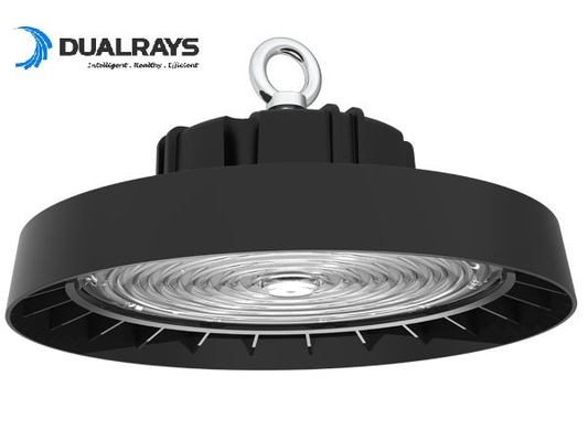 Perlengkapan Lampu LED UFO Industri100W 150W 200W 110 Derajat Sudut Sinar Pencahayaan Teluk Tinggi