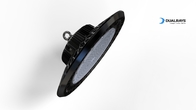 SMD3030 UFO LED High Bay Light 100W IP65 140LPW Lensa Optik Garansi 5 Tahun