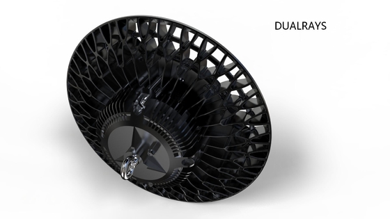 100W/IP65 Warehouse UFO LED High Bay Light, efisiensi tinggi 140LPW, DALI, PIR