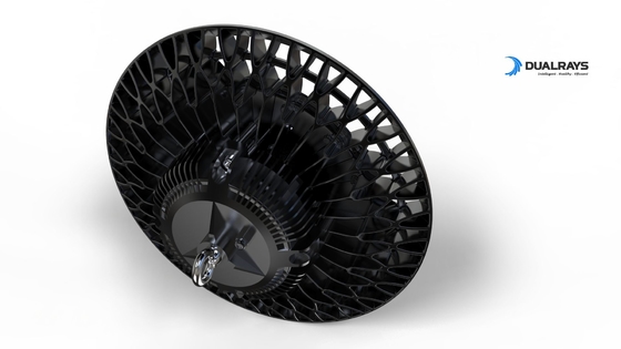 IP65 100W LED UFO LED Light Dengan Garansi 5 Tahun Untuk Tampilan Supermarket