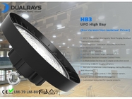 Kecerahan Tinggi LED UFO High Bay Light Built In Driver 140LPW PIR Peredupan