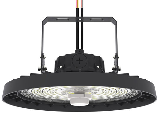 HB3H DIP Switchable Power dan 3CCT UFO LED High Bay Light 100W 150LPW dengan fungsi darurat opsional