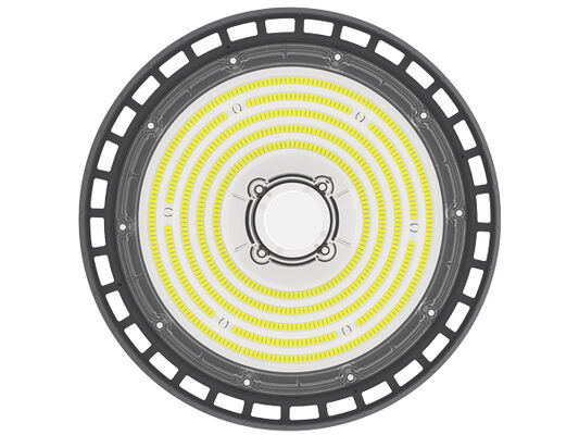 HB2 DIP Power Switchable dan 3CCT UFO LED High Bay Light 100W 150LPW dengan fungsi darurat opsional