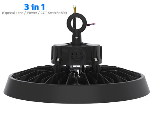 LED Highbay Light Featuring DIP Switchable Settings for Power and Color Temperature dengan Multiple Beam Angle Options untuk Industri