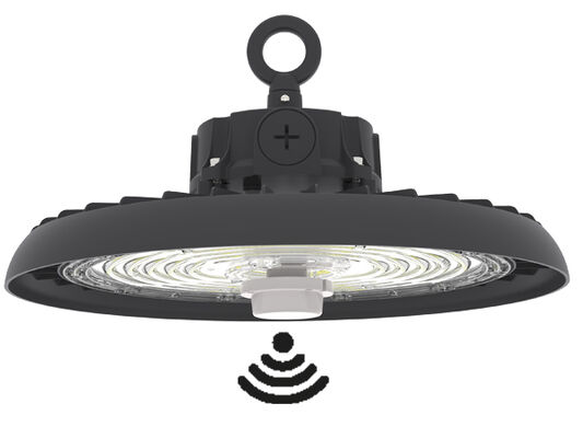 HB3 DIP Switchable Power dan 3CCT UFO LED High Bay Light 200W 150LPW dengan fungsi darurat opsional