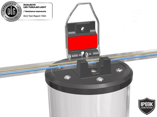 Underground Paking Emergency LED Tri Proof Light Perumahan PC Penuh IP65 IK08