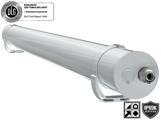 Air Debu Uap Bukti LED Tri Bukti Cahaya 160LPW 20W 30W 40W 50W Sensor PIR T8 Tabung Ganti