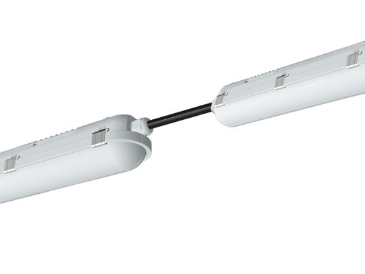 1200mm LED Tri Proof Lamp 30W Air Debu Uap Bukti 1-10V Peredupan DALI Controller