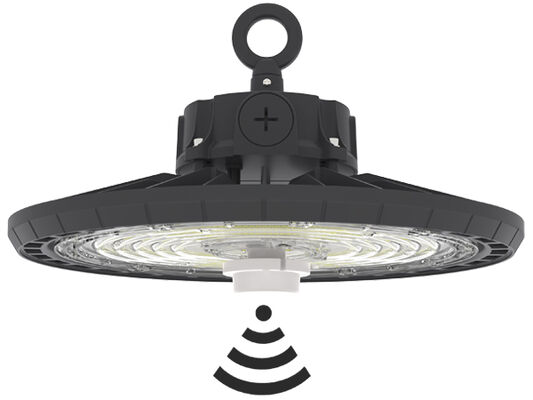 DUALRAYS HB2 DIP Switchable Power dan Lampu Highbay LED UFO 3CCT dengan ambang batas siang hari| Sensor Gelombang Mikro dengan ambang siang hari atau pemanenan siang hari| Darurat Opsional