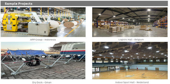 80W 100W 120W DUALRAYS PENCAHAYAAN HB5 UFO LED High Bay Light 200lm/W IP65 IK08 LiteOn 5050 6500K Gudang Pencahayaan Garansi 7 Tahun