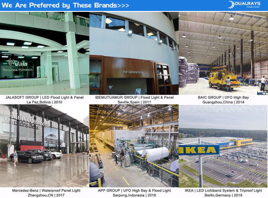 Super HB5 3 in 1 highbay dengan lensa optik yang dapat disambung DIP (60°/90°/110°), daya (100%-80%-60%), 3 CCT opsional