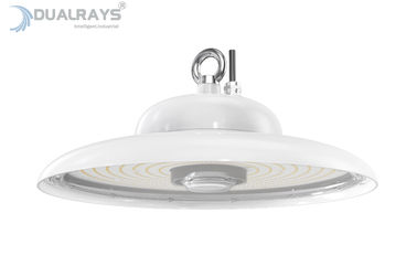 Sensor Gerak Dan Siang Hari Dimmable 100W 150W 200W IP65 UFO High Bay Light Untuk Pabrik Makanan