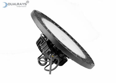 Dualrays 150W UFO LED High Bay Light Fixtures HB5 Workshop  LUMILEDS IP66 Tahan Air 95% Efisiensi