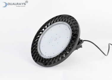 Industri 100W UFO LED High Bay Light 140LPW Efisiensi Gudang Aplikasi Interior Di Belanda