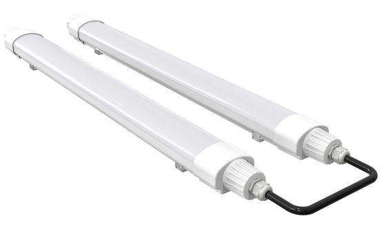 Dualrays D2 Series 40W LED Tri Proof Light IP65 Vapor Proof IK10 Dengan Driver Boker Untuk Supermarket