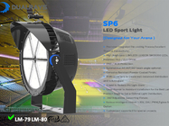 600W LED Sport Lighting Struktur Wastafel Panas Al Penuh Untuk Lapangan Stadion Olahraga Dengan Pena Laser
