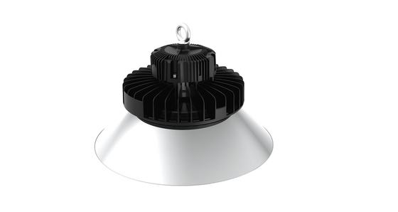 Dualrays 240W UFO LED High Bay Light Die Cast Aluminium Housing Penutup Putih