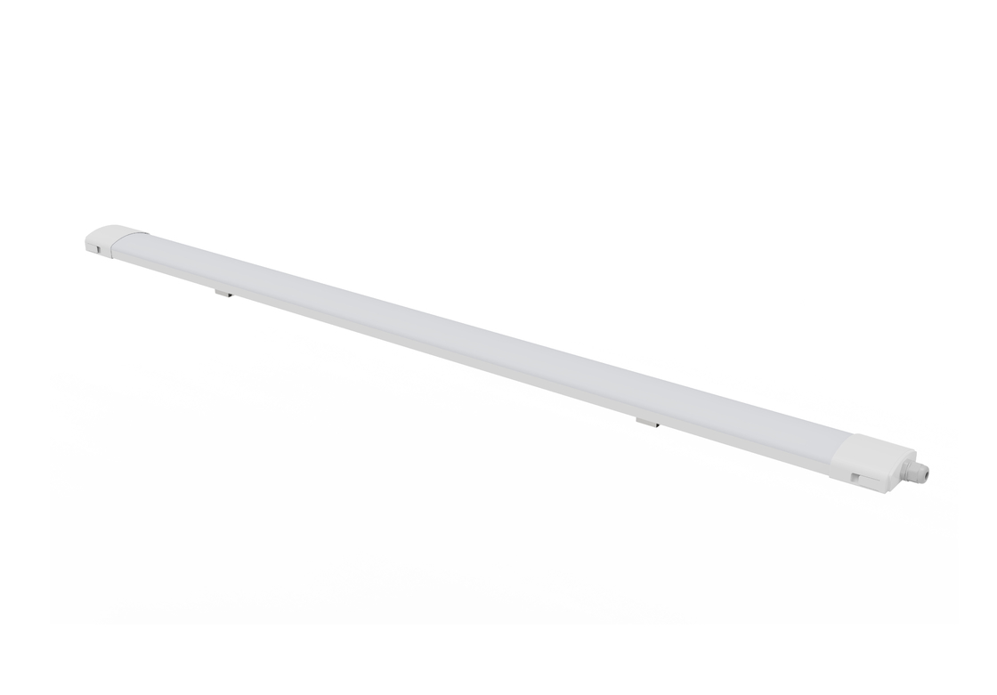 Low Light Decay Tri Proof Light 160LPW IP65 IK10 40W 4ft Disipasi Panas Sempurna
