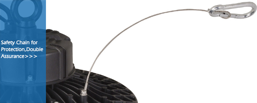 Efisiensi 140LPW UFO LED High Bay Light CE CB ASS IP65 Dengan LED LUXEON SMD3030 Sangat Kecerahan