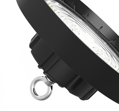 Perlindungan Kelas I Aluminium Alloy Body IP65 100W Industrial LED UFO High Bay Light dalam Stok