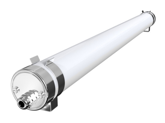 5FT D6 Tri Proof Light 40W 50W Kecerahan Tinggi 8000LM IP69K IK10 dengan laporan CE