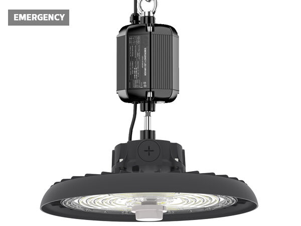 HB3 DIP Switchable Power dan 3CCT UFO LED Highbay Light 190LPW Stok di Gudang Eropa dengan Fungsi Darurat dengan 30W@3 jam Opsional