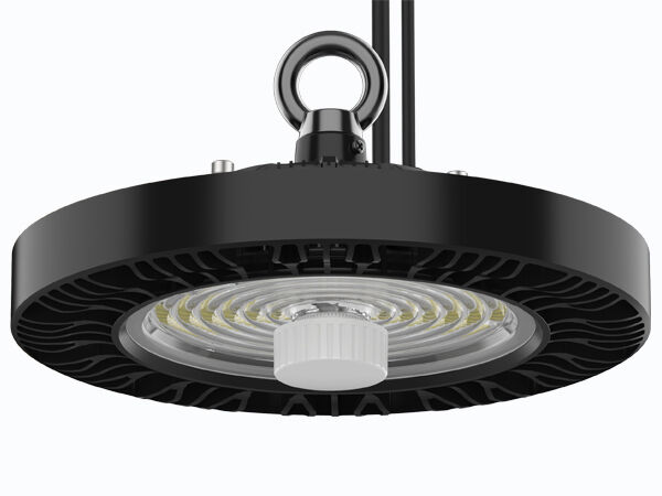 100W 150W 200W 150lm/W DUALRAYS PENCAHAYAAN HB4H UFO LED High Bay Light IP65 IK08 Gudang Lampu Industri dengan Pilihan Sensor