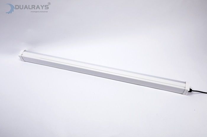 Dualrays D2 Series 5FT 50W LED Tri Proof Lamp 1 hingga 10VDC DALI Zigbee Peredupan Opsional IP66 IK10