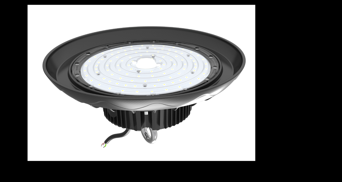 versi hi-eco 100w 140 lpw LED UFO High Bay Light 80Ra sesuai dengan standar ce saa untuk pabrik