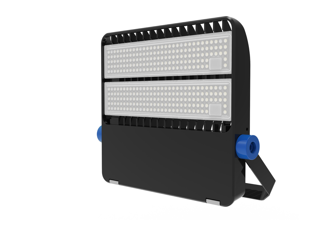200W LED Sports Field Lighting Hitam IP65 SMD3030 MW Driver Garansi 5 Tahun