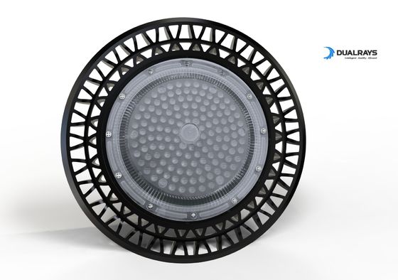 Dualrays UFO LED High Bay Light IP65 dengan 1 Sampai 10V DALI untuk pemasangan di langit-langit