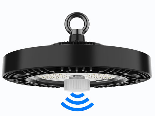 Lampu High Bay LED UFO HB4H dengan Daya yang Dapat Disesuaikan Melalui Sakelar DIP dan CCT 150W 150LPW