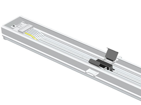 Lampu Retrofit Linier LED Cepat Klik Sakelar DIP 75W dengan 160LPW untuk Penggantian Neon T5/T8 tanpa modifikasi fisik apa pun dalam waktu 40 detik