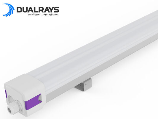 DUALRAYS D5 Lampu LED Anti Lembap dengan Daya Sakelar DIP/Efisiensi 3CCT 160LPW dengan Luminer Rata-Rata Masa Berguna 62.000 jam (L80B10)
