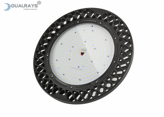 100W 140LPW UFO High Bay Light Bell IP65 IK08 Die Cast AL Disipasi Besar